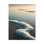 Sea Foam Shoreline Texture Wall Art & Canvas Prints