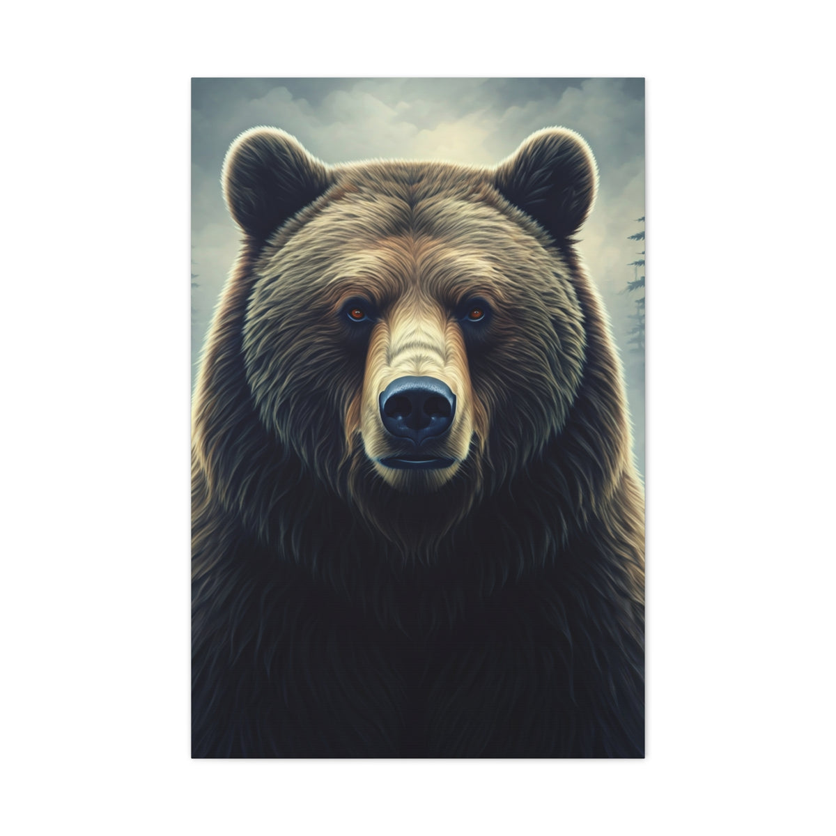 Soft Daylight Bear Portrait Wall Art & Canvas Prints