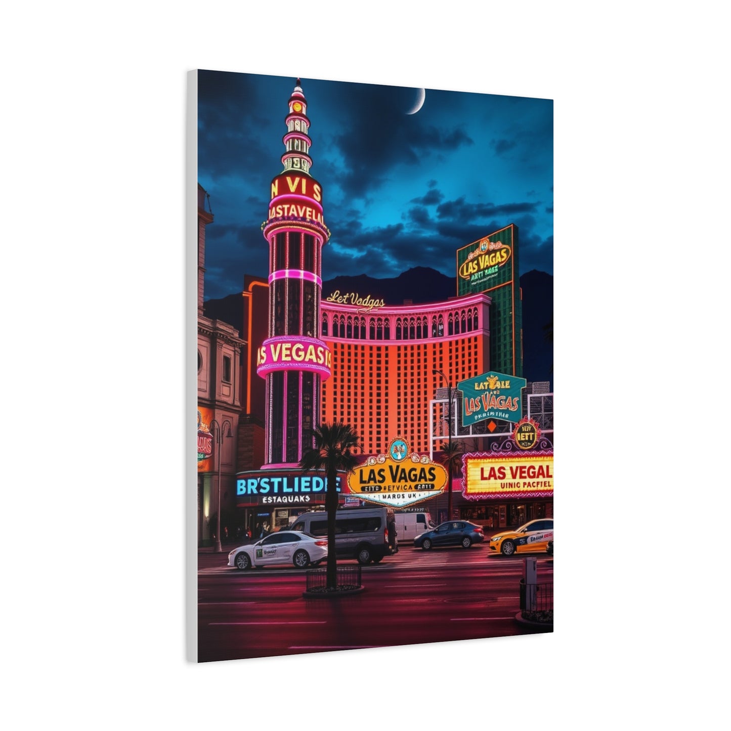 Las Vagas Art Canvas Art 2 Wall Art & Canvas Print
