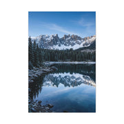 Crisp Alpine Mirror Lake Wall Art & Canvas Print