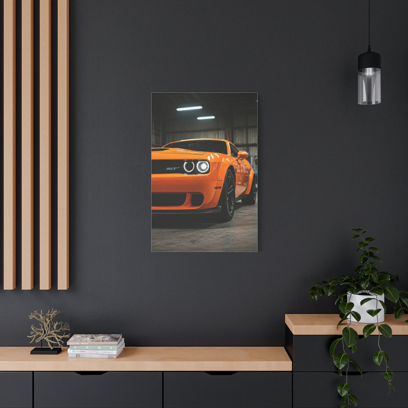 Dodge Challenger SRT Demon Underground Torque Scene Wall Art & Canvas Prints