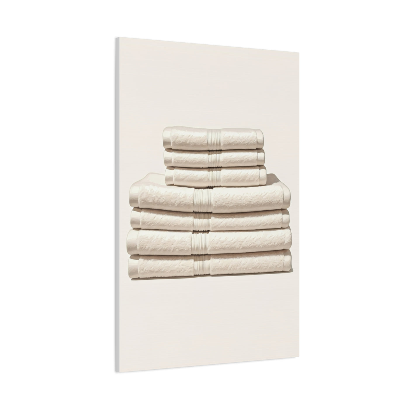Neutral Linen Stack Wall Art & Canvas Prints