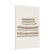 Neutral Linen Stack Wall Art & Canvas Prints