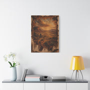 Leather Hide Desert Panorama Southwest Wall Art & Canvas Print