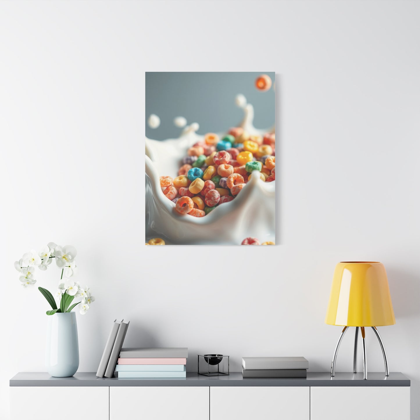Gourmet Milk Cascade Canvas Wall Art & Canvas Print