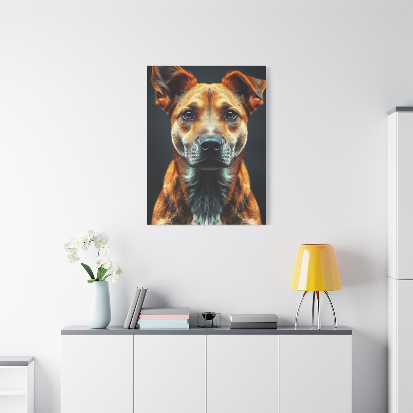 Canine Elegance Portraiture Wall Art & Canvas Print