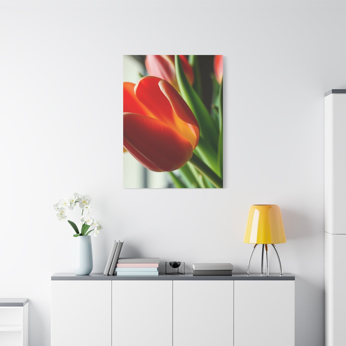 Supreme Tulip Flower Art Beautiful Collection Wall Art & Canvas Print