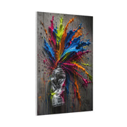 Exploding Spray Paint Creativity Street Wall Art & Canvas Print