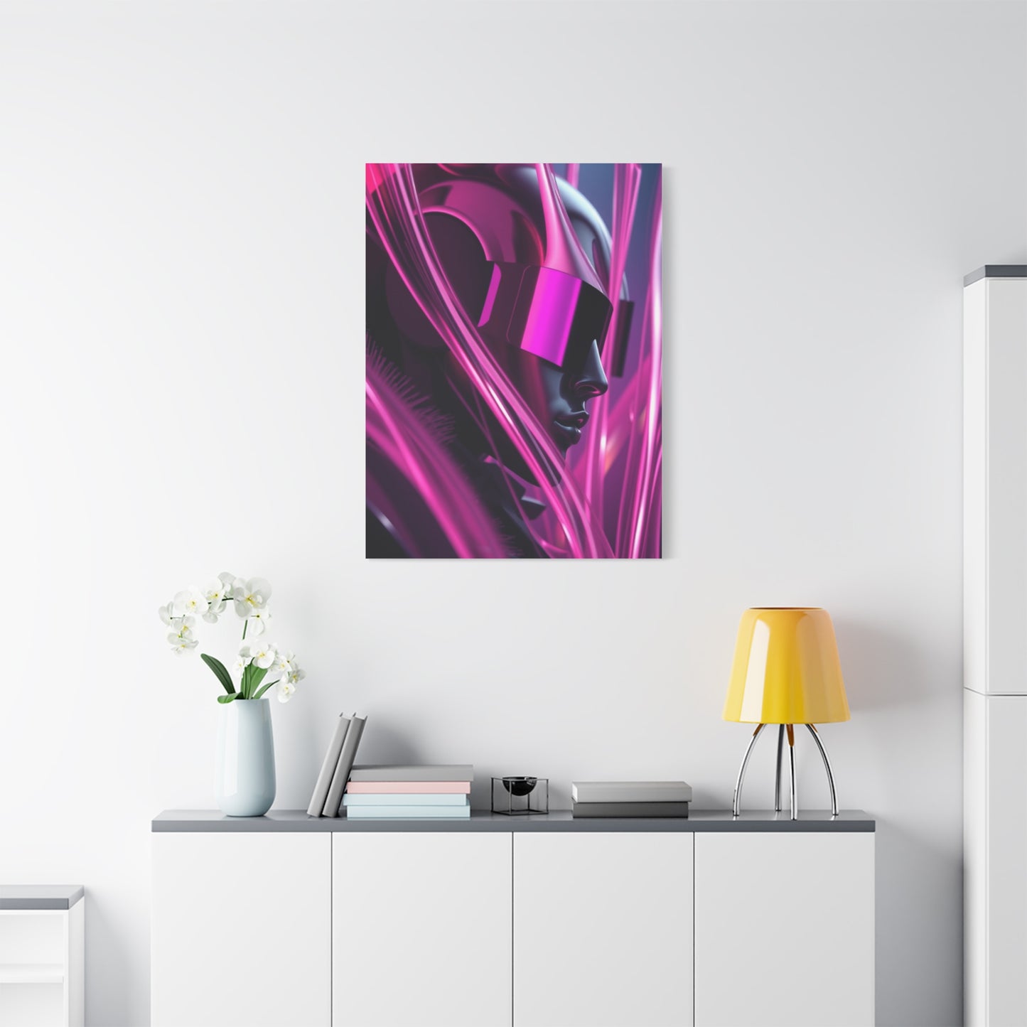 Masterpiece Black & Pink Art Vision Wall Art & Canvas Print