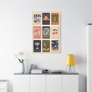 Vintage Matchbox Love Story Collection Wall Art & Canvas Print