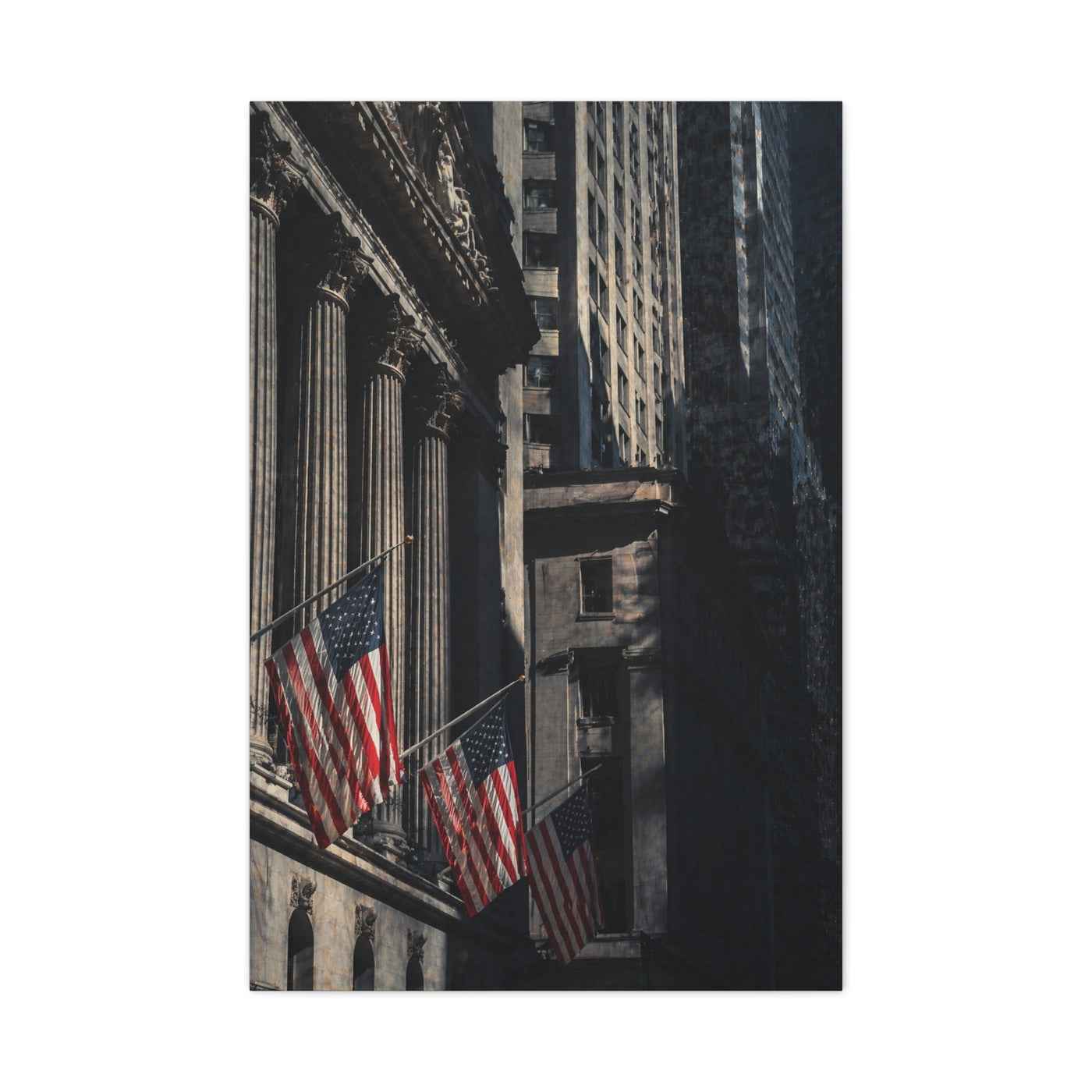 Financial District Architectural Study Wall Art & Canvas Print