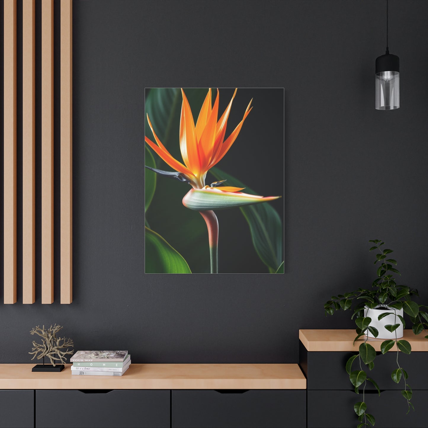 Supreme Bird of Paradise Plant Art Beautiful Collection Wall Art & Canvas Print