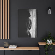 Noir Window Silhouette Figure Wall Art & Canvas Print