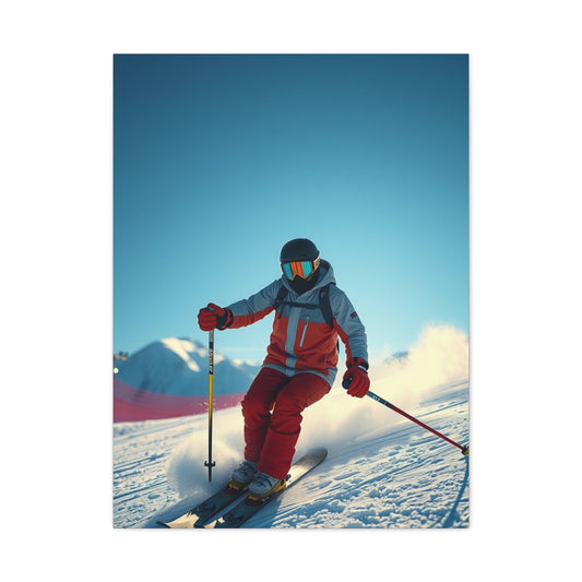 Supreme Skiing Art Beautiful Collection Wall Art & Canvas Print