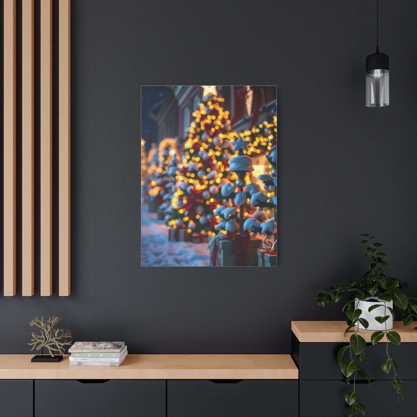 Celestial Yuletide Canvas Wall Art & Canvas Print