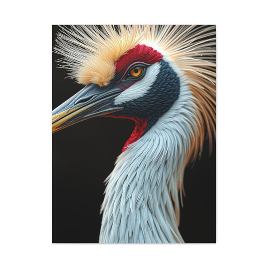 Supreme Crane Bird Art Beautiful Collection Wall Art & Canvas Print