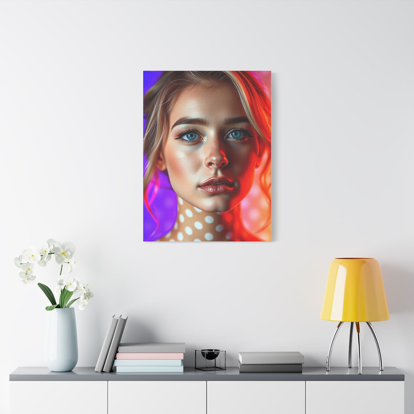 Elite Polka Dot Pattern Art Vision Wall Art & Canvas Print