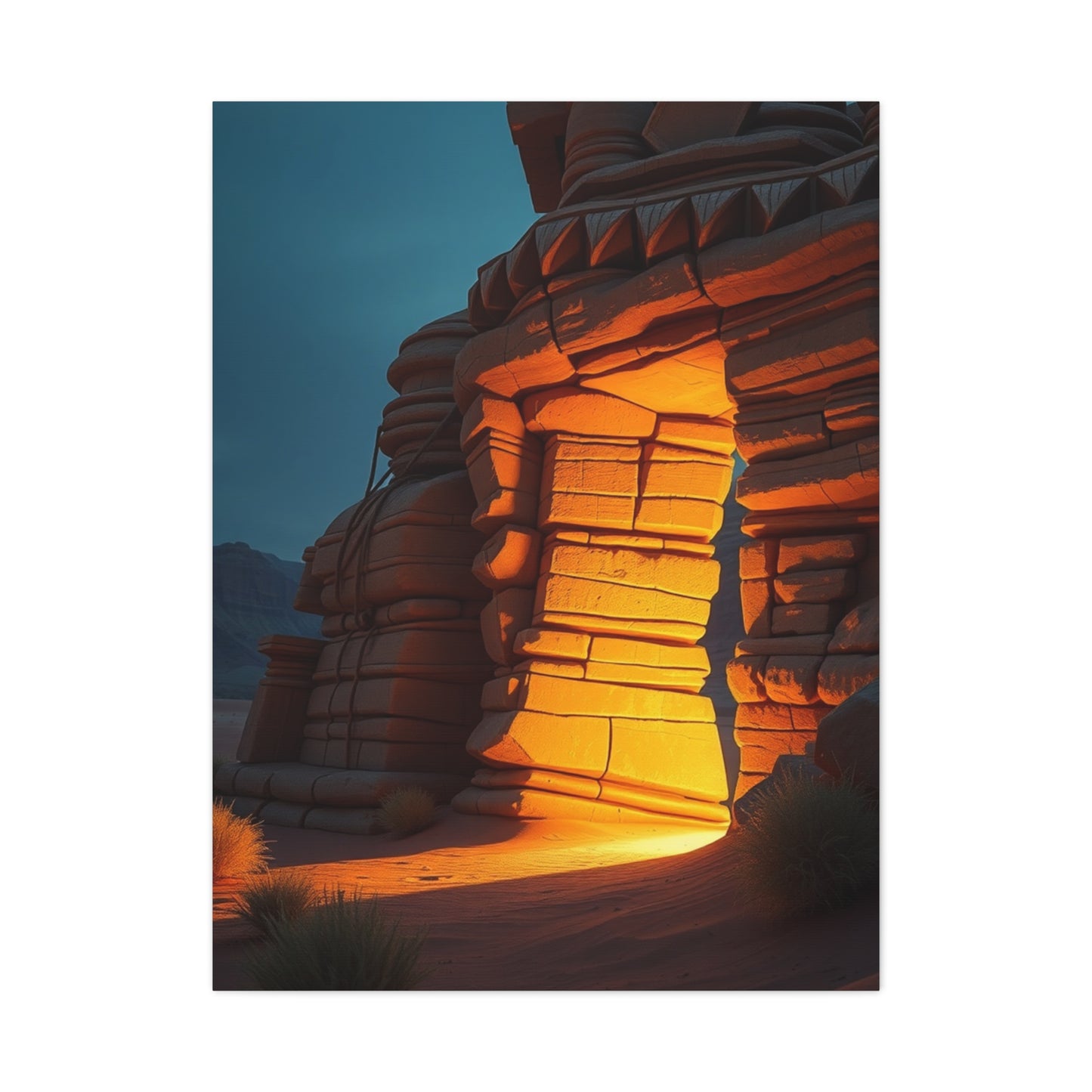 Golden Zenith Artwork Wall Art & Canvas Print