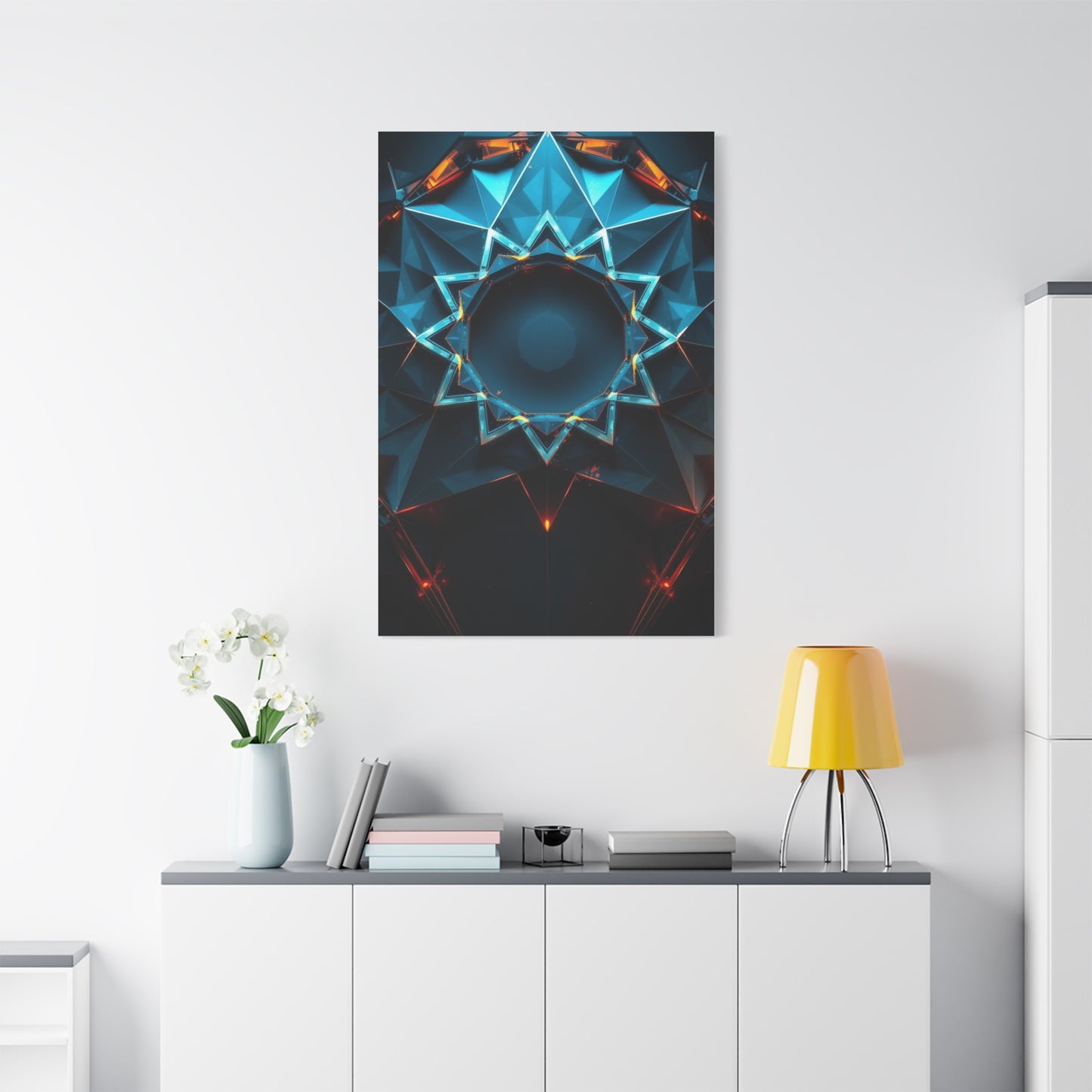 Geometric Vortex Elegance Wall Art & Canvas Print