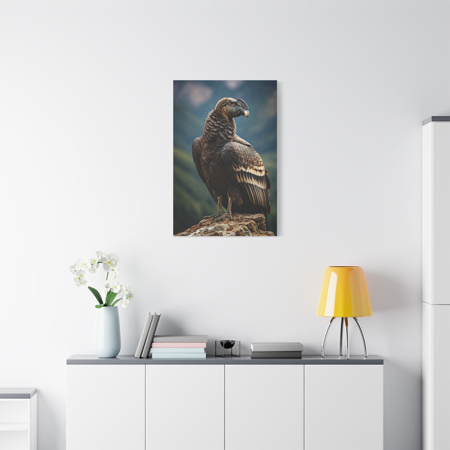 Andean Condor on Mountain Ledge Wall Art & Canvas Prints