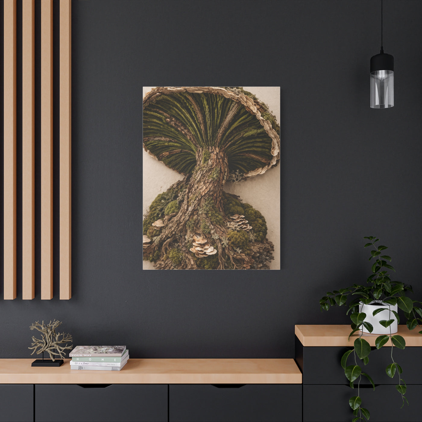Giant Forest Biophilic Relief Sculpture Wall Art & Canvas Print