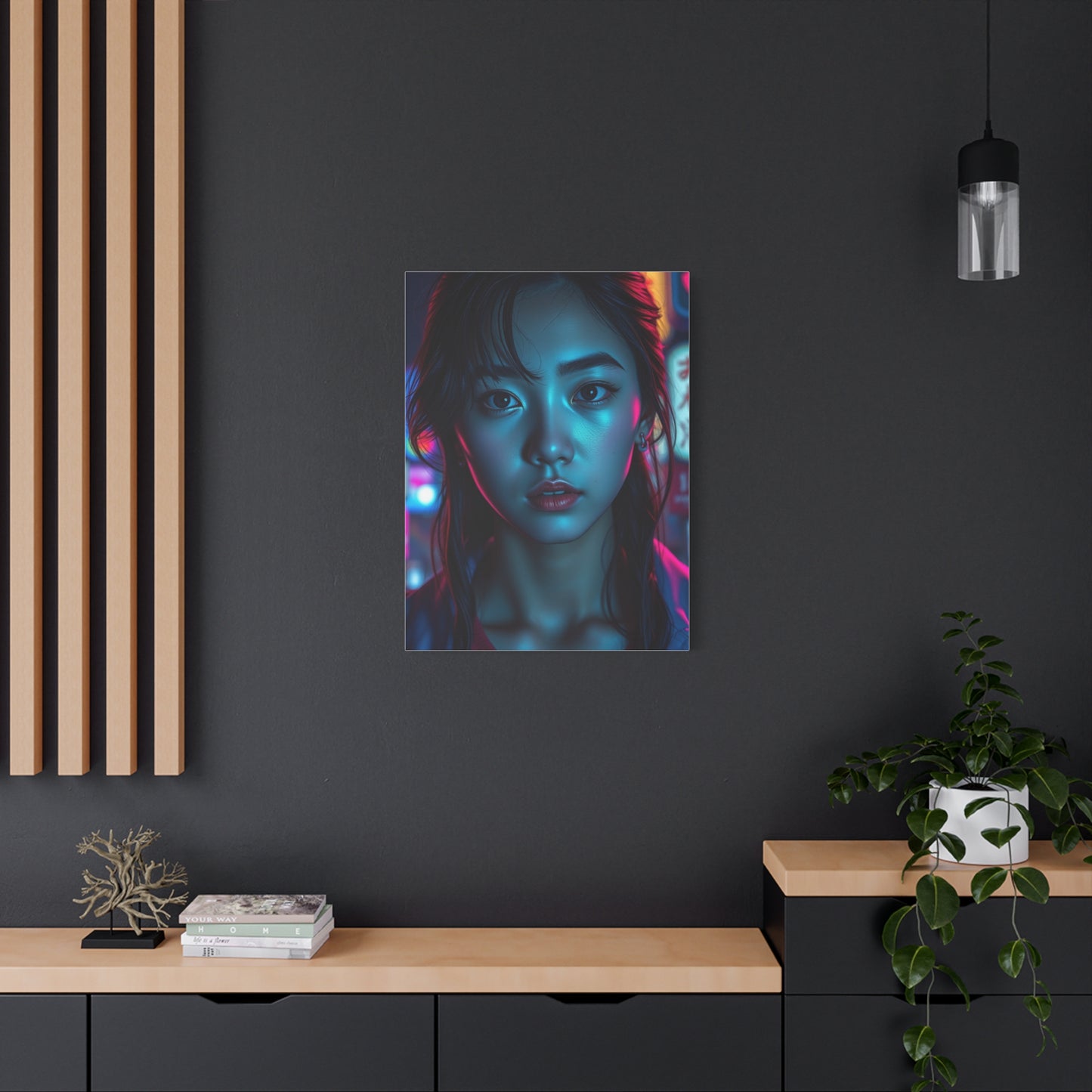 Vision Warakami Vaporwave Art Art Wall Art & Canvas Print