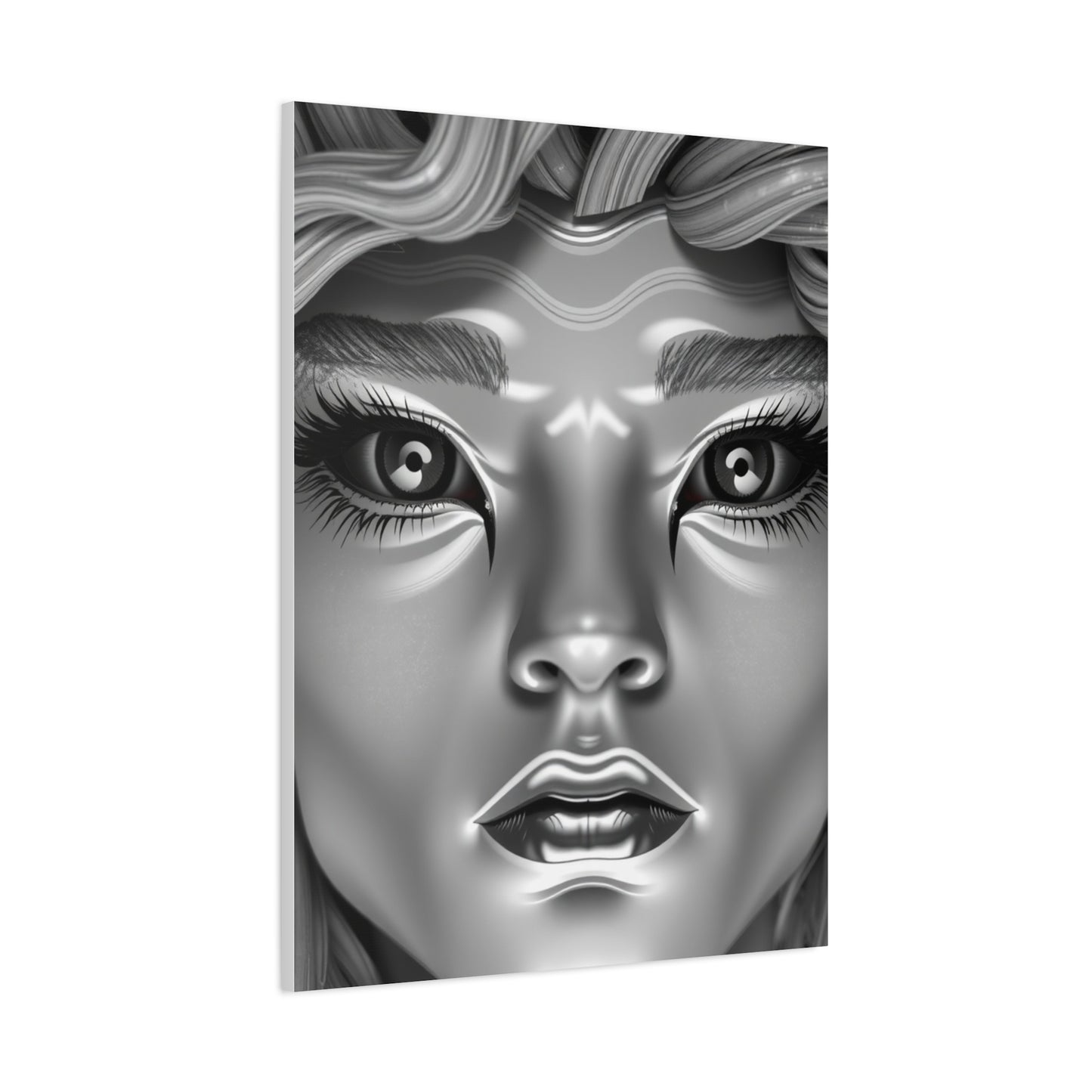 Premium Gray & White Art Supreme Canvas Gallery Wall Art & Canvas Print