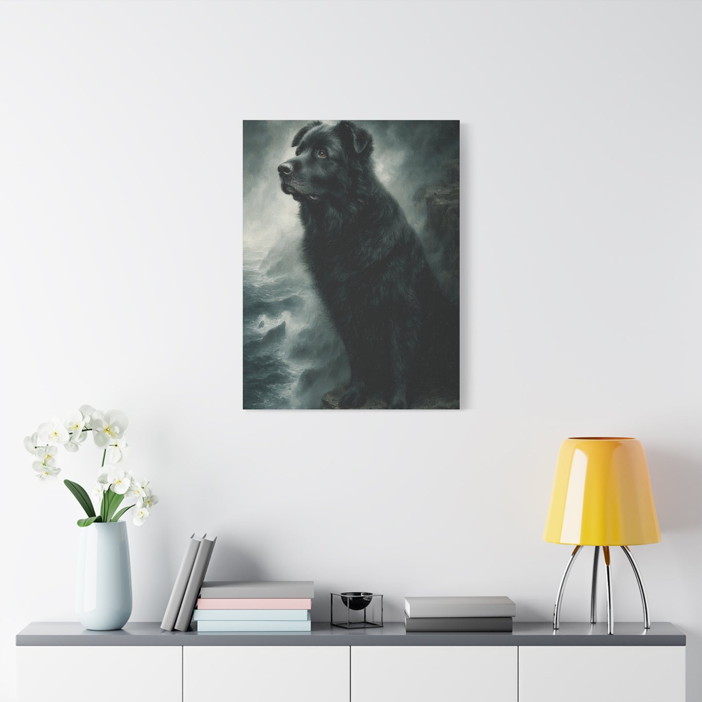Newfoundland Storm Coast Guardian Wall Art & Canvas Print