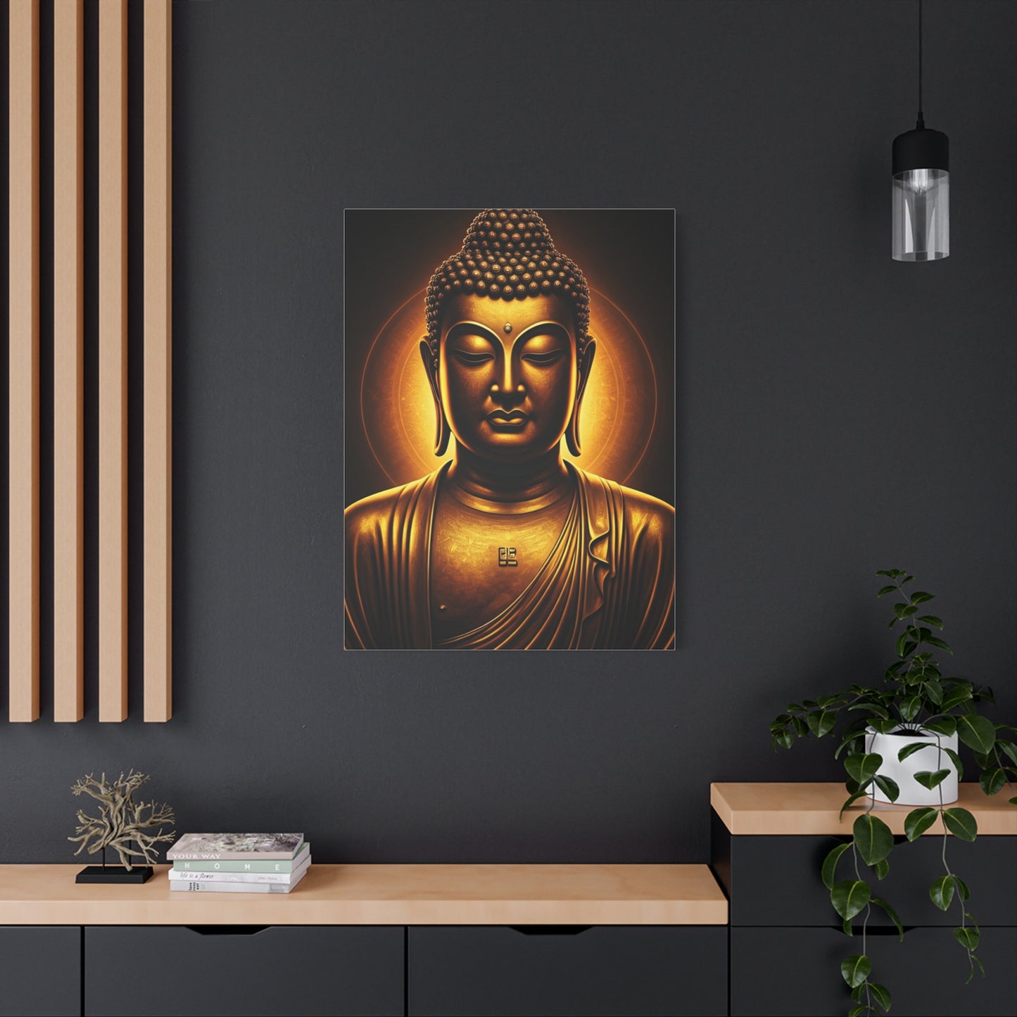 Radiant Halo Enlightenment Buddha Wall Art & Canvas Prints