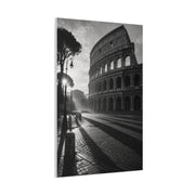Colosseum Morning Light Monochrome Wall Art & Canvas Print