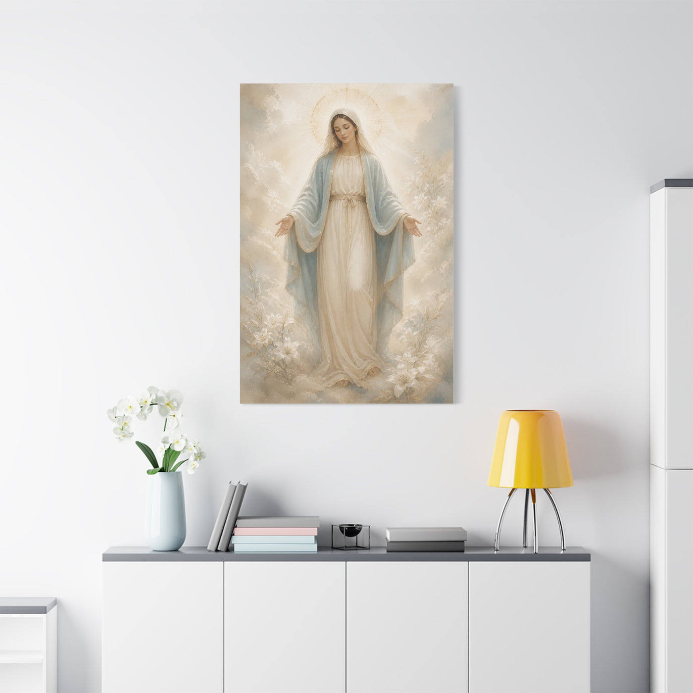 Our Lady of Grace Soft Luminous Portrait Wall Art & Canvas Print