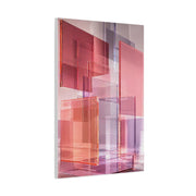 Blush Acrylic Glass Illusion Wall Art & Canvas Print