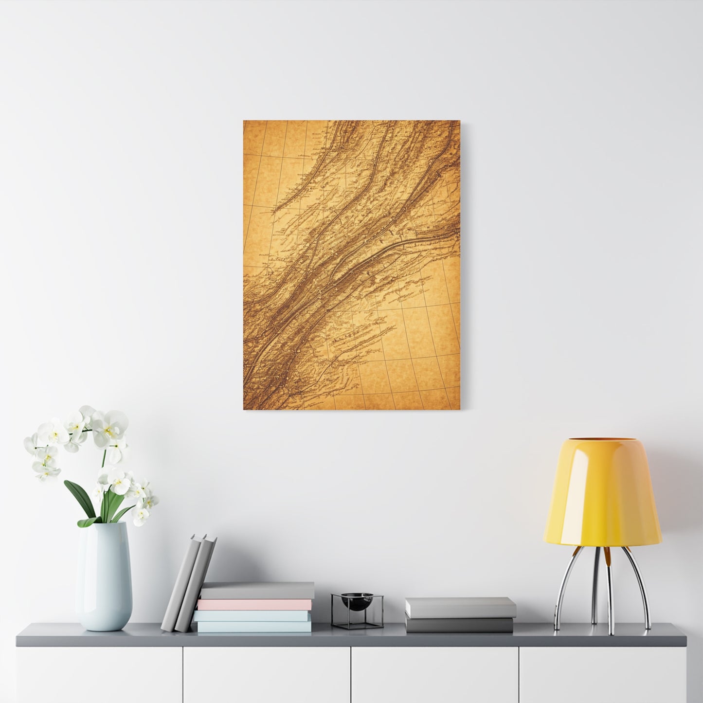 Antique Parchment Texture Abstract Wall Art & Canvas Prints
