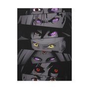 Naruto Legendary Shinobi Eyes Dark Poster Wall Art & Canvas Print