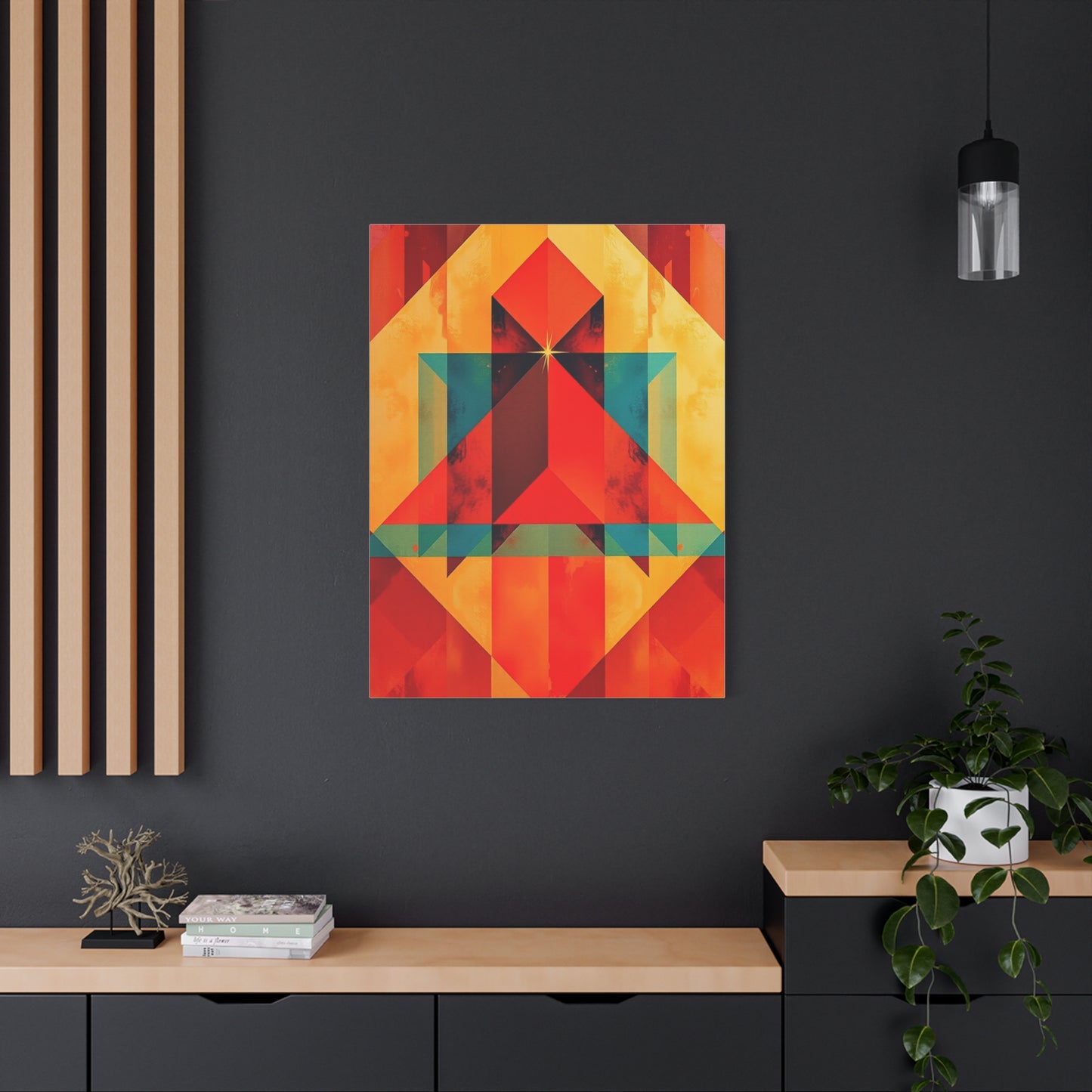 Harmonic Abstraction Elegance wall art & canvas print