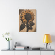 Rustic Iron Sunflower Wall Sculpture Wall Art & Canvas Print