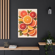 Modern Citrus Still Life Composition Wall Art & Canvas Print