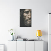 Christ Close-Up Emotional Portrait Wall Art & Canvas Print