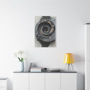 Industrial Spiral Form Abstraction Wall Art & Canvas Print
