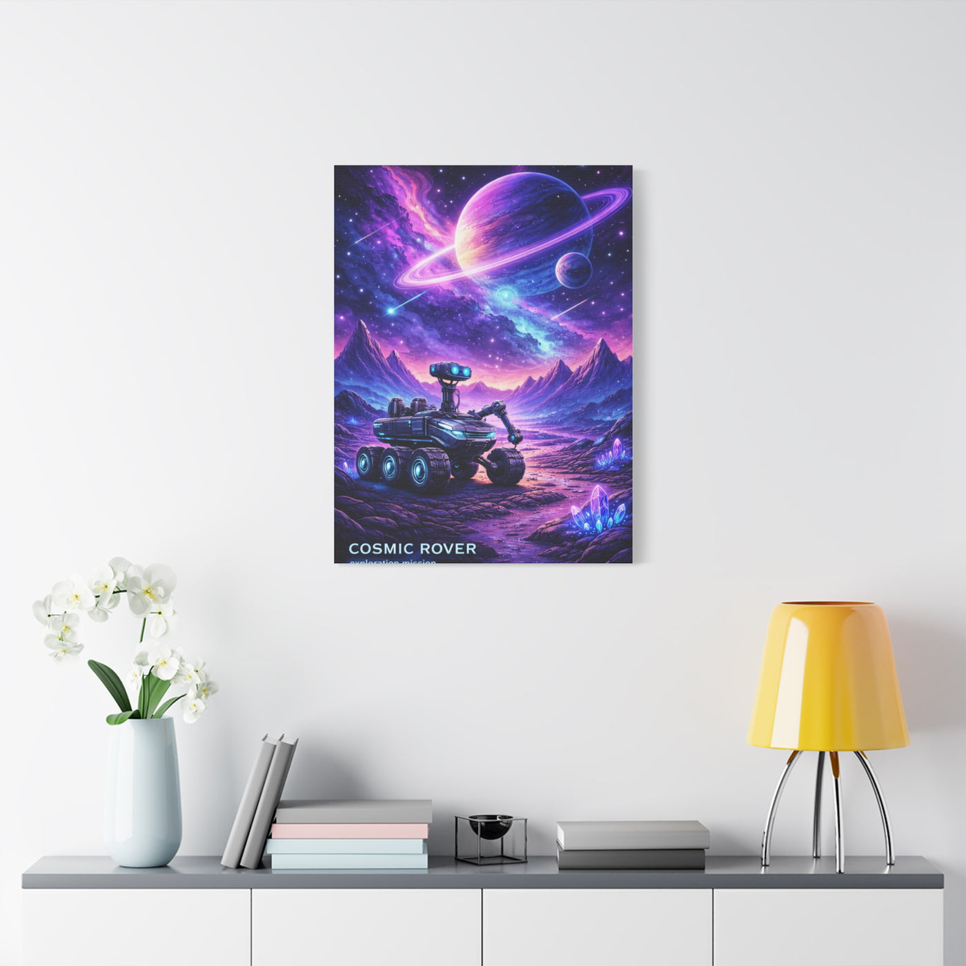 Cosmic Rover Exploration Wall Art & Canvas Print