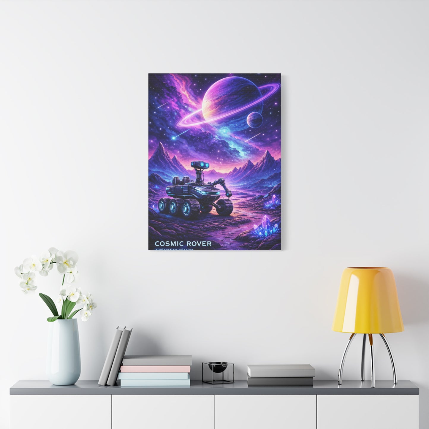 Cosmic Rover Exploration Wall Art & Canvas Print