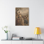 Sermon on the Hillside Tapestry Wall Art & Canvas Print