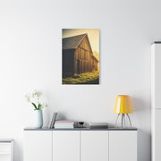 Sunlit Barn with Side Light Glow Wall Art & Canvas Prints