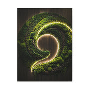 Moss Innovation Spiral Biophilic Wall Art & Canvas Print