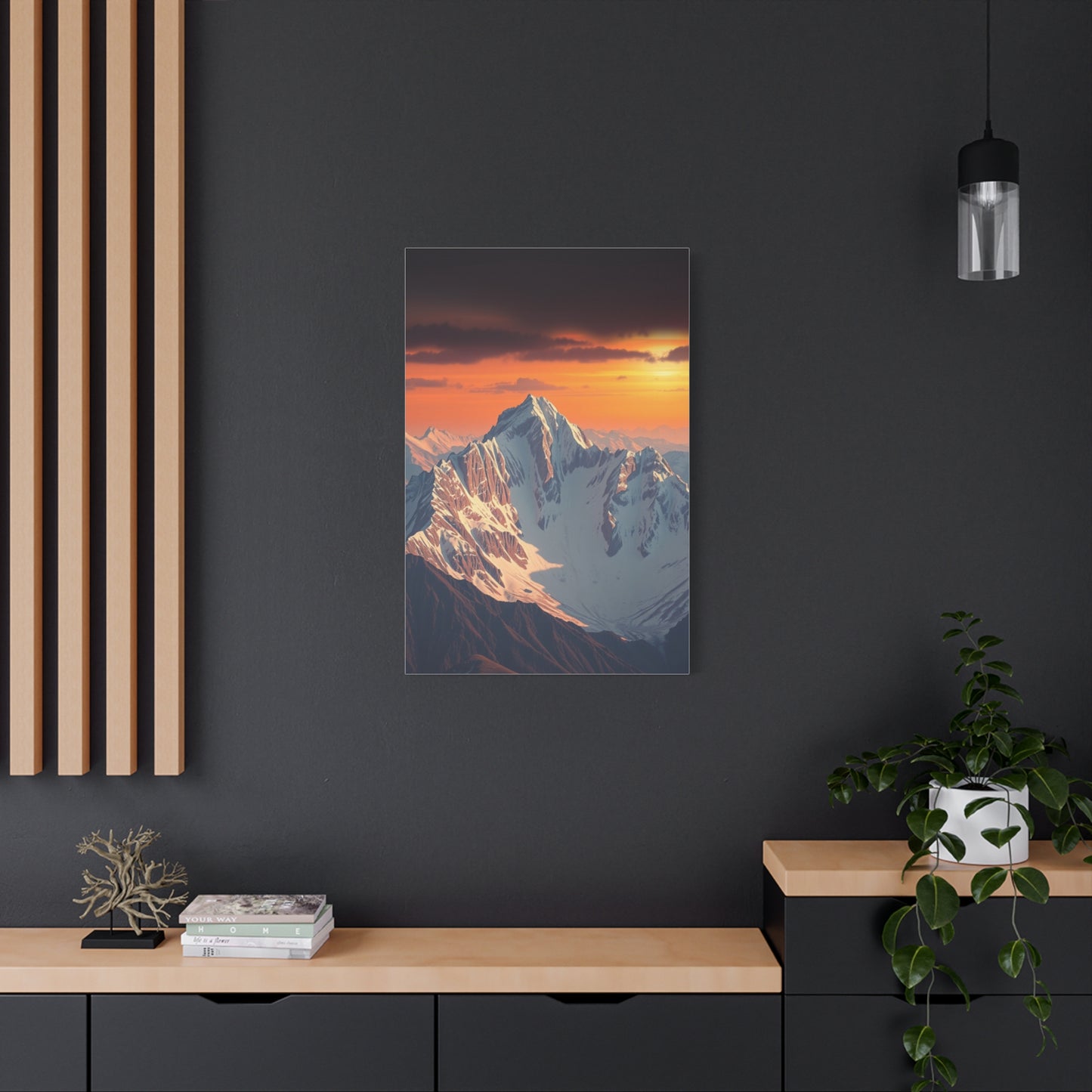 Serene Heights Artwork Wall Art & Canvas Print