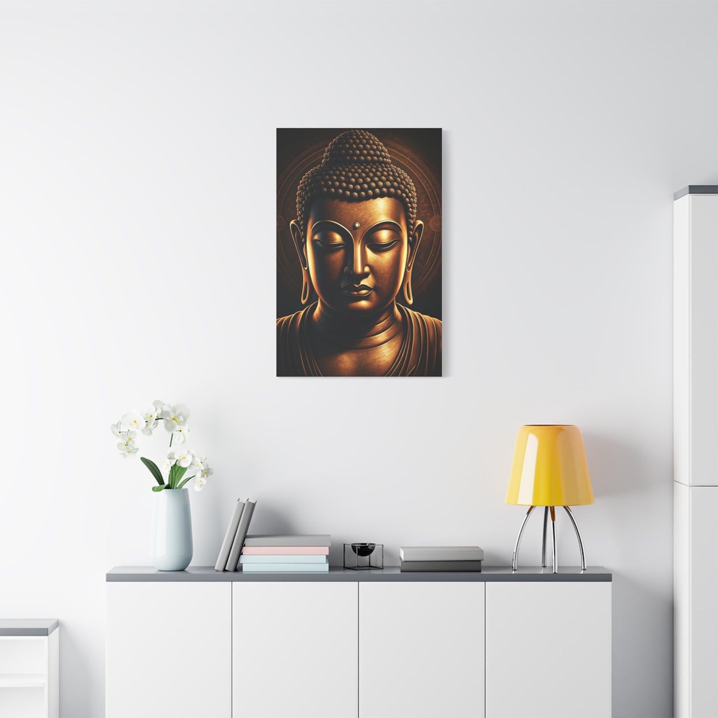 Radiant Halo Buddha Wall Art & Canvas Prints