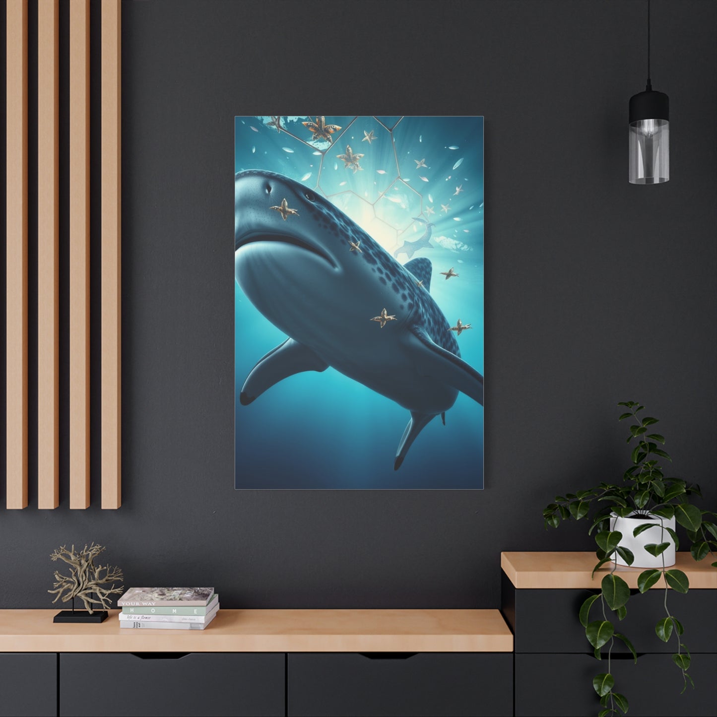 Vision Whale Shark Art Art Wall Art & Canvas Print
