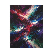 Oversized Jewel-Tone Abstract Expressionist Wall Art & Canvas Print
