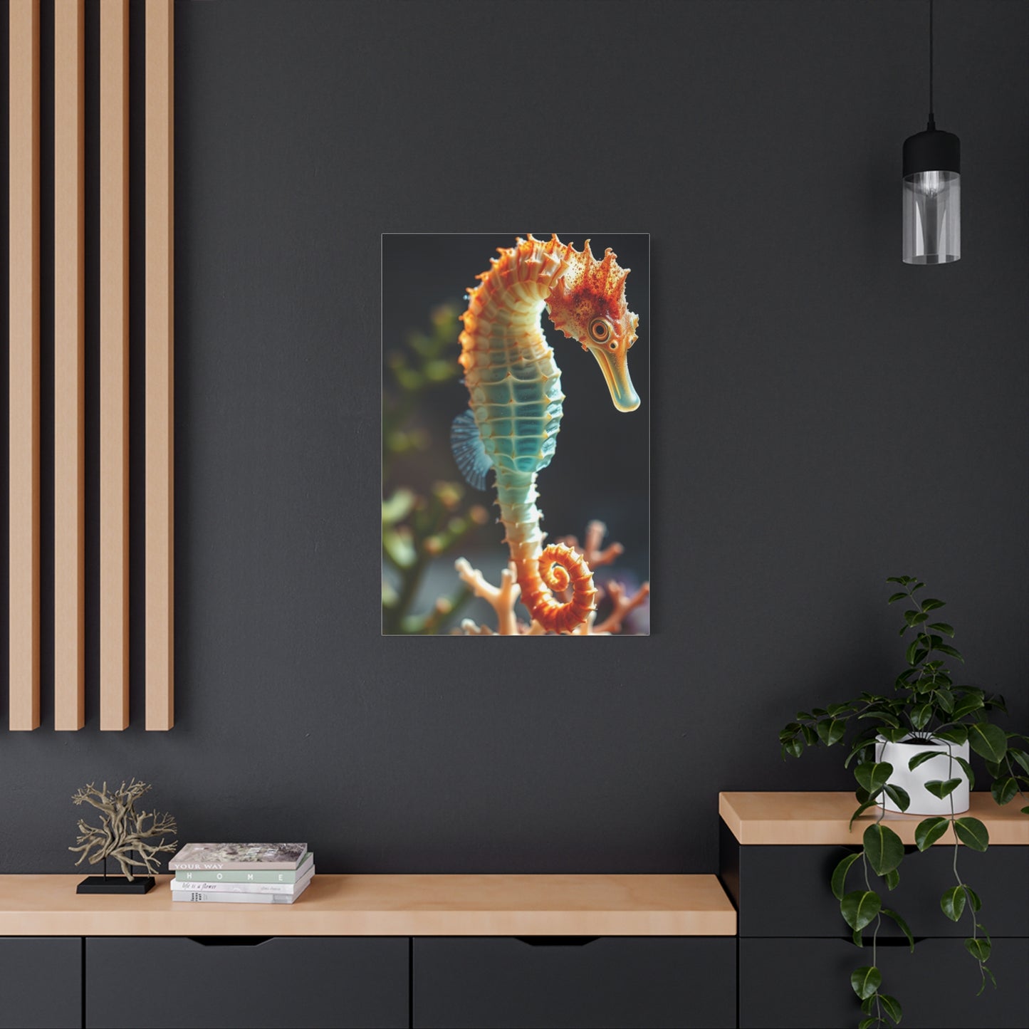 Vision Seahorse Art Art Wall Art & Canvas Print