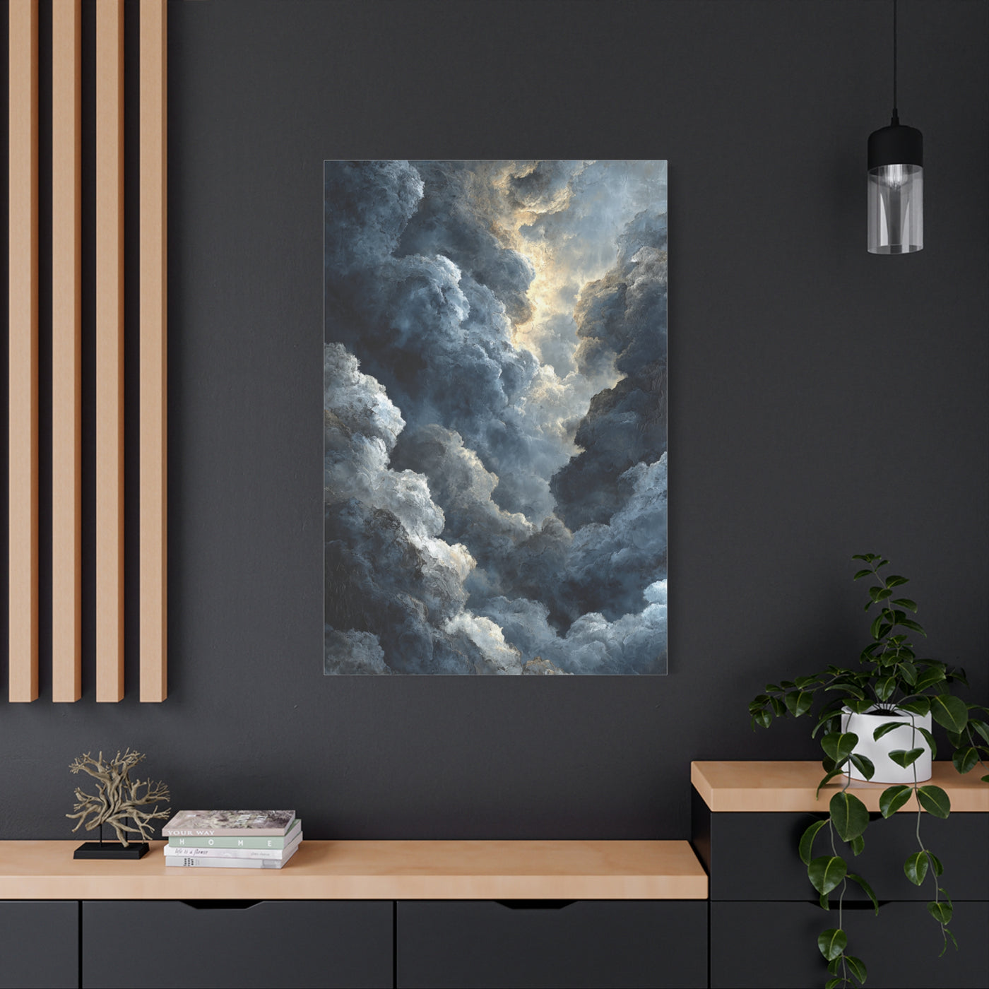 Storm Cloud Dramatic Abstract Wall Art & Canvas Print